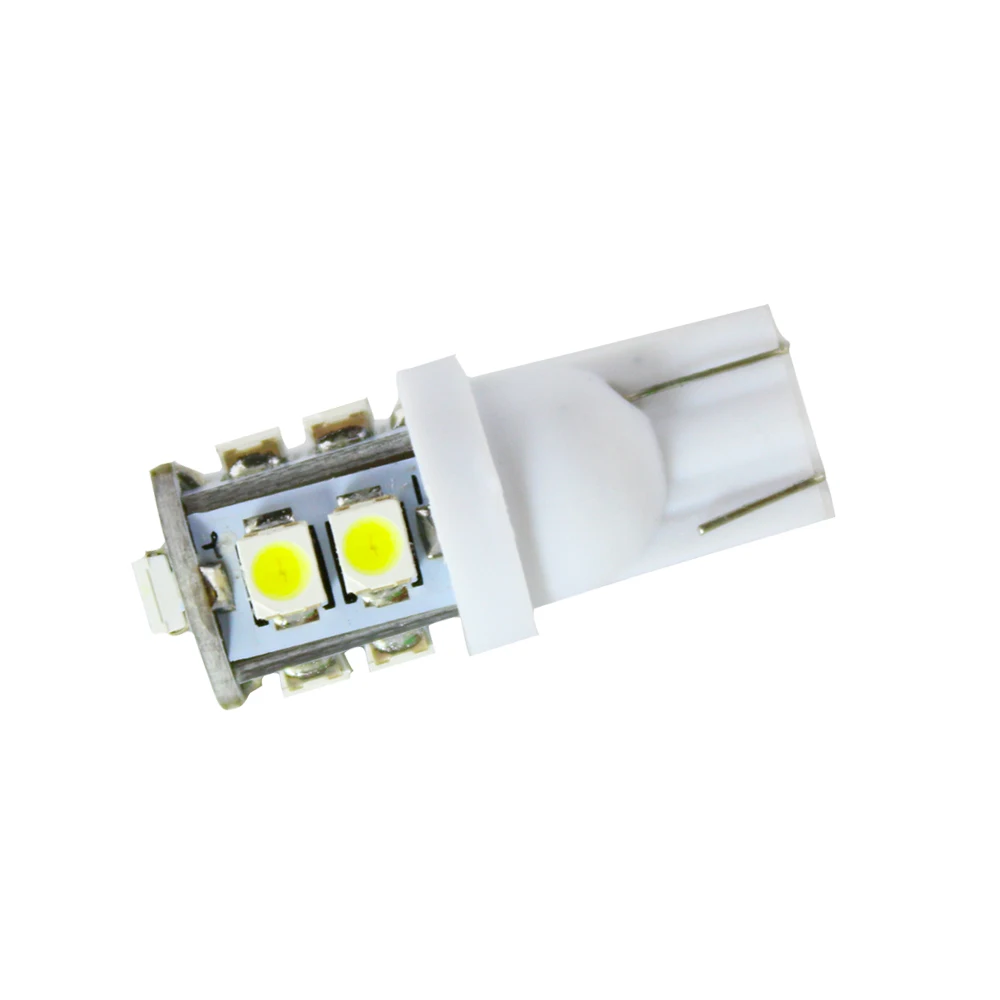 100 шт. Автомобильные светодиодные лампы T10 168 194 W5W 10 1210/3528 SMD|Сигнальная лампа| |