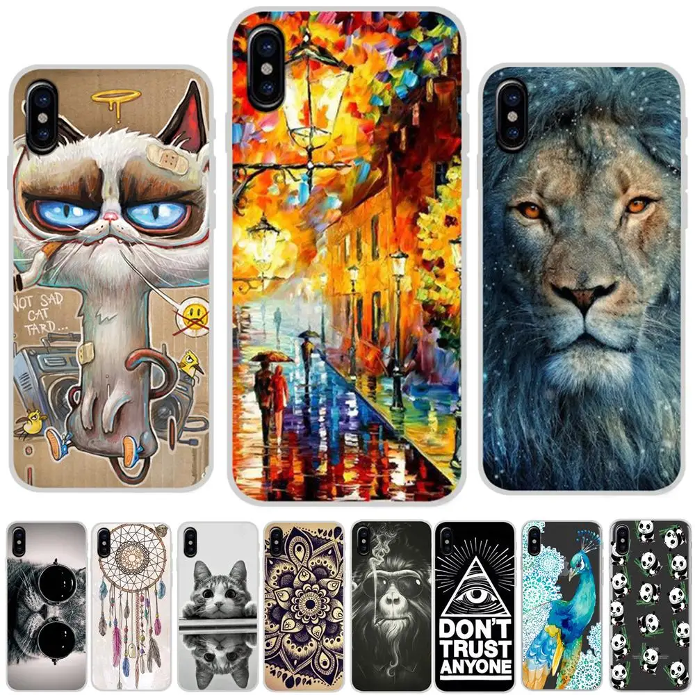 

YIKS Soft TPU Silicone Case for iPhone 7 Case 6 6S 8 7 Plus XR X 5 5S SE for Fundas iPhone XS Max Case TPU for iPhone X Case