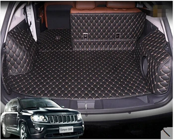 

Good quality! Special car trunk mats for Jeep Patriot 2015-2007 durable waterproof cargo liner mat boot carpets for Patriot 2010