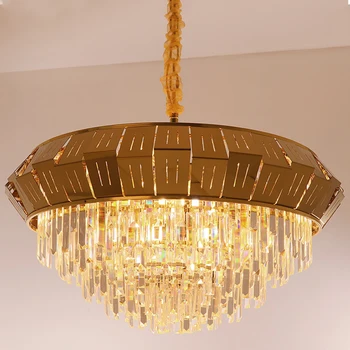 

new design modern crystal chandelier lighting AC110V 220v luxury crystal lamp living room dinning room light fixtures