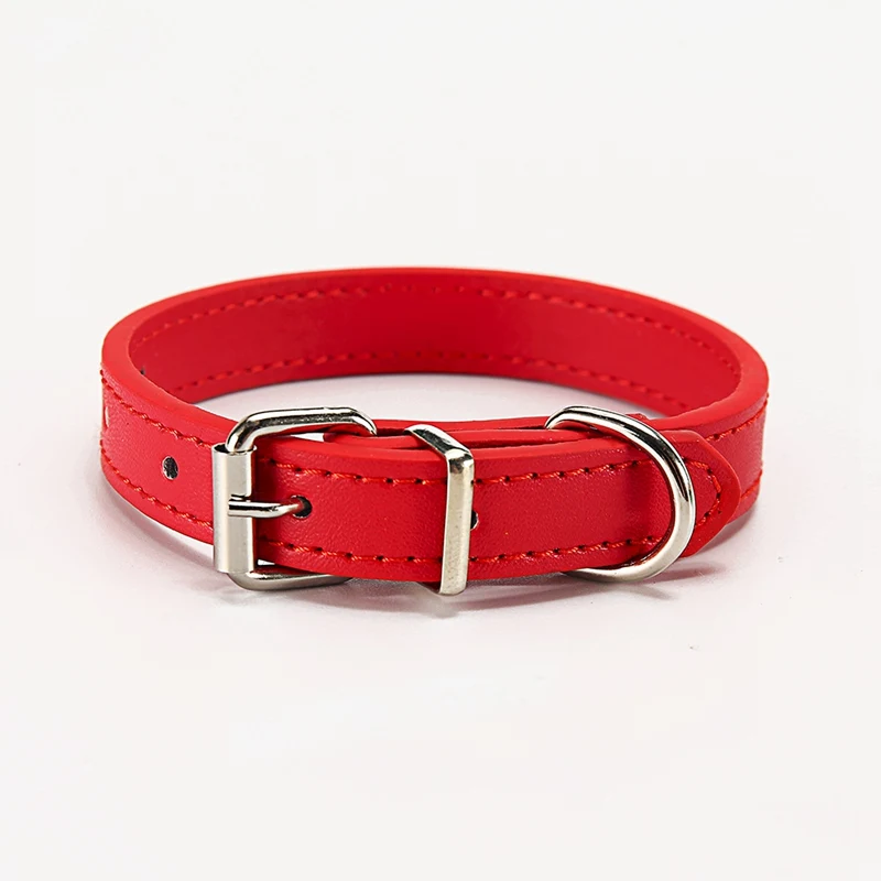 Simple Basic Pet Dog Cat Collar Soft Solid Outfit Print Dogs Cats Collars Unique Product Petshop Medium Dog Accessories LX0004SI5B6730