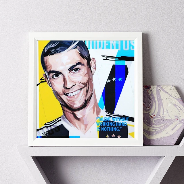 Cristiano Ronaldo CR7 Poster Wall Art Photo Prints 16x16, 20x20, 24x24