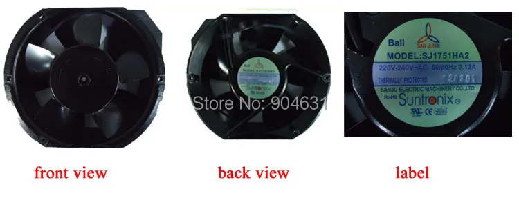 

Free Shipping SANJUN SANJU Suntronix SJ1751HA2 AC220V Iron Impeller Axial Flow Fan Made In Taiwan