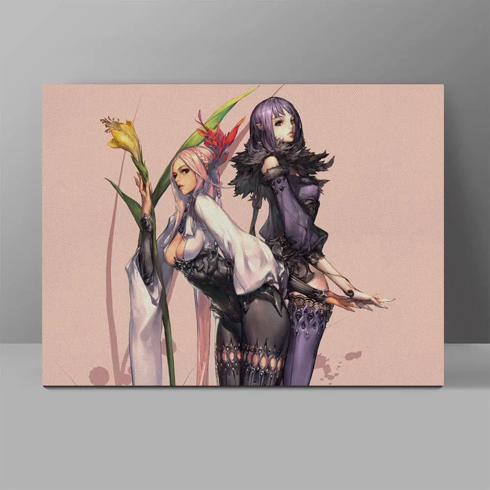 

Blade & Soul Sexy Beauty Wall Pictures Video Game Poster Canvas Painting Corridor HD Print Home Decor