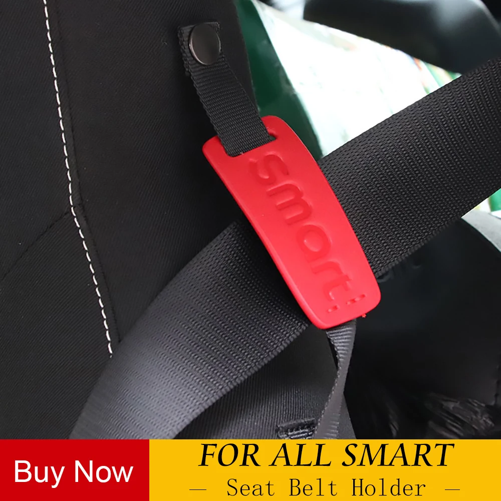 

1piece Seat belt holder Suitable for 2015-2018 new Smart Fortwo Forfour 453 driver seat protection neck Additional needle thread