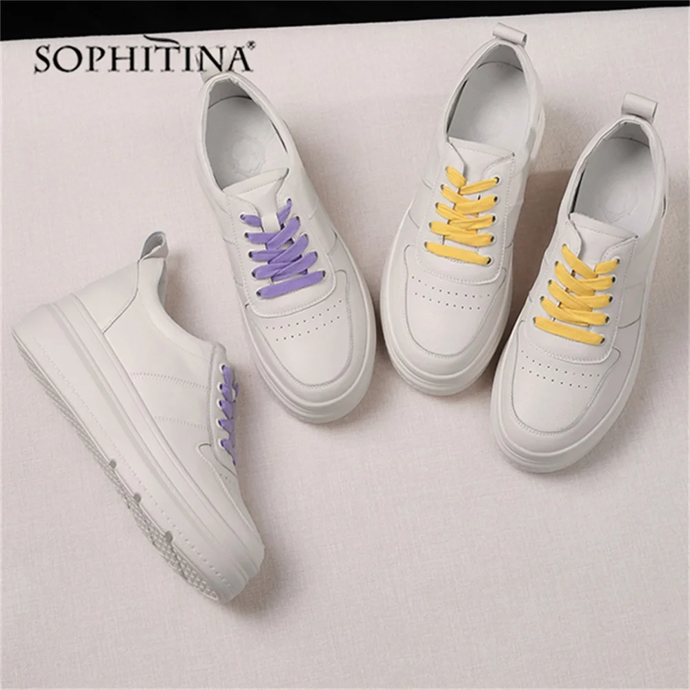 SOPHITINA/Новинки на осень зиму 2019 г. Спортивная обувь сплошной и толстой подошве