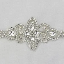 Inofinn T1 аппликация из чистого горного хрусталя для свадебных платьев отделкой Украшенные стразами шить на одежде поясом заплаты СТРАЗА с горячей фиксацией