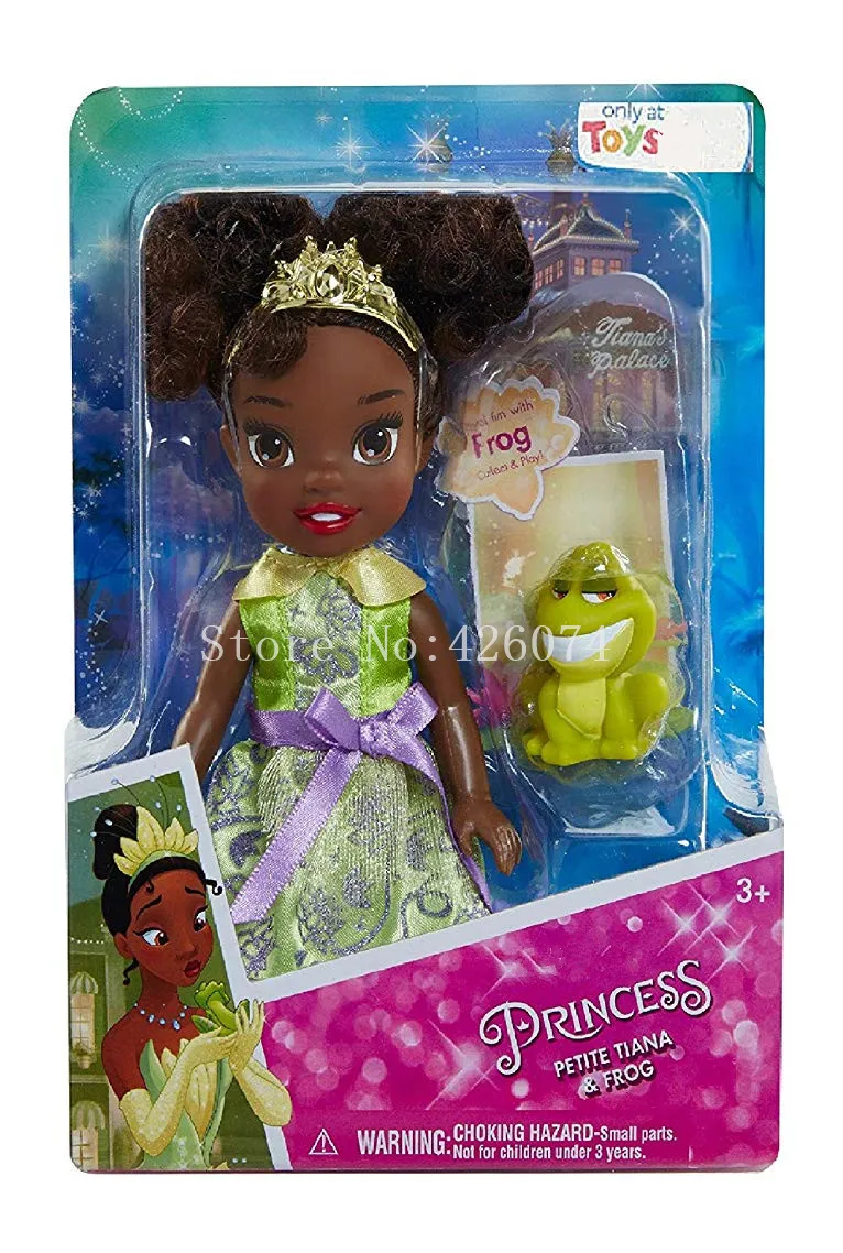 New Fashion The Princess and the Frog Tiana Baby Figure Dolls For Girls