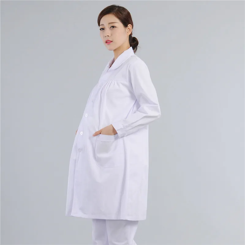 Новые женские медицинские халаты качество доктор униформа для медсестер уход скраб комбинезон с длинными рукавами для Mateniry Pregnance