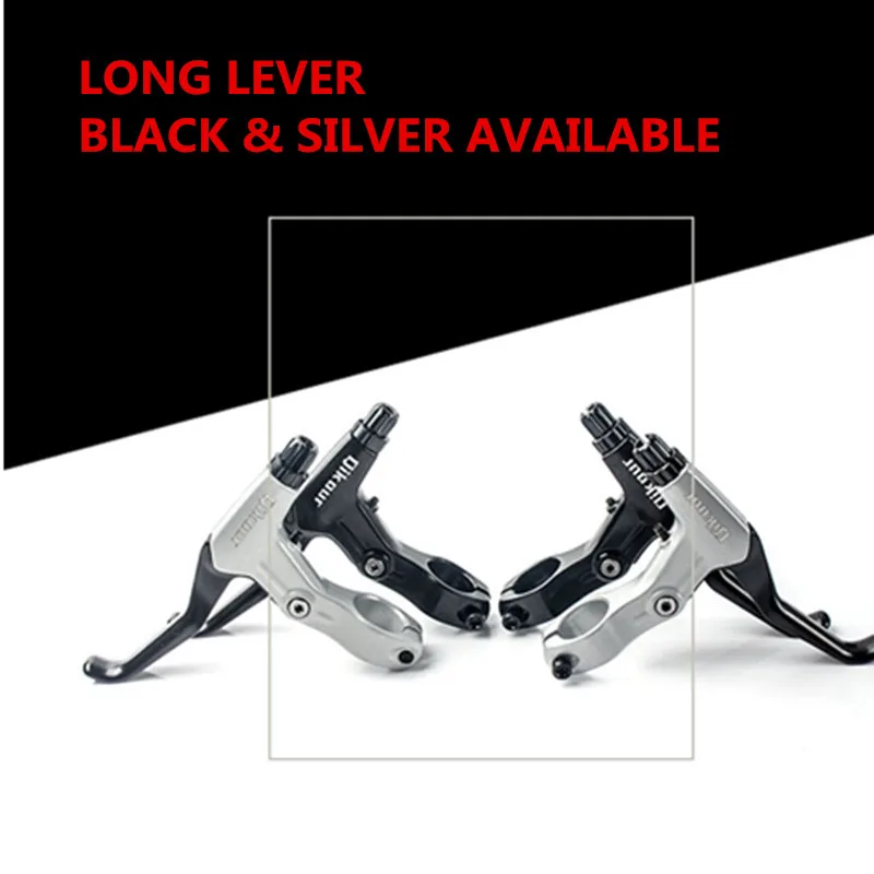 Aluminum Alloy MTB brake levers handlebar long lever 3 fingers lever
