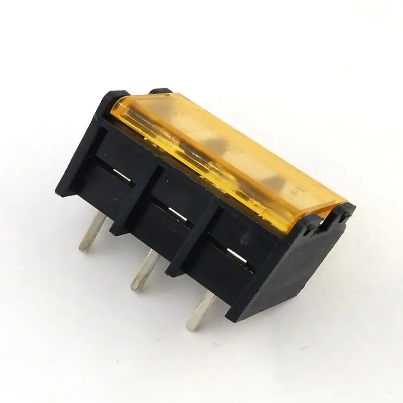 100 шт. HB 9500 3PIN крышкой барьер терминал 9 5 мм высокий ток разъемы 3P барьерные блоки