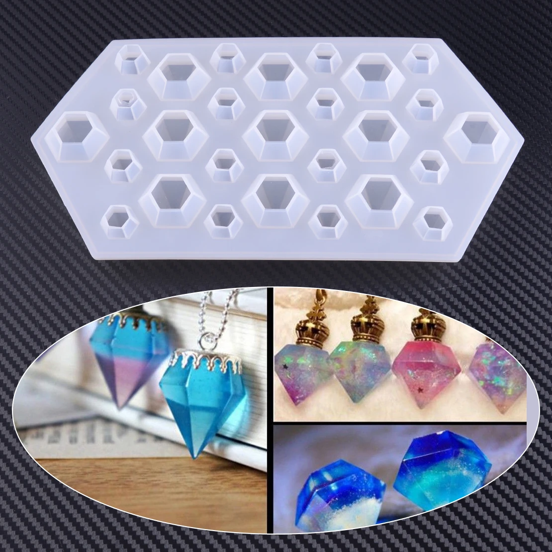 DIY Силиконовые Алмазные формы производитель для ювелирных изделий кулон смолы