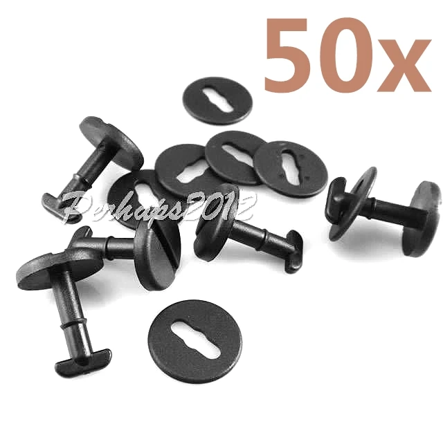50x /Pack Floor Carpet Mat Clips For E36 E46 E38 E39 Series Twist Lock