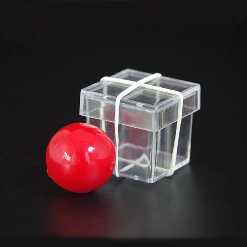 

Bandit Ball Penetrate Thru Transparent Box Magic Tricks Magician Close Up Street Illusion Gimmick Props Mentalism Comedy Magia