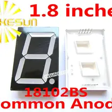 5 шт. x 1,8 дюймов красный синий зеленый белый 18102BS 18102AS общий анод/катод одинарная цифровая трубка светодиодный дисплей модуль