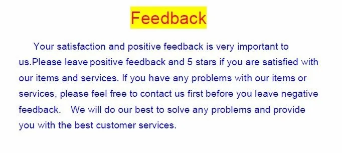 feedback