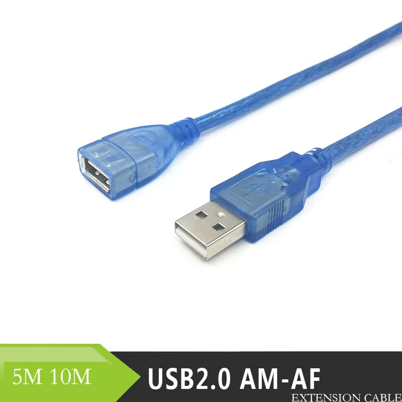 

5m and 10m Copper male to female standard USB2.0 extension cable with shield