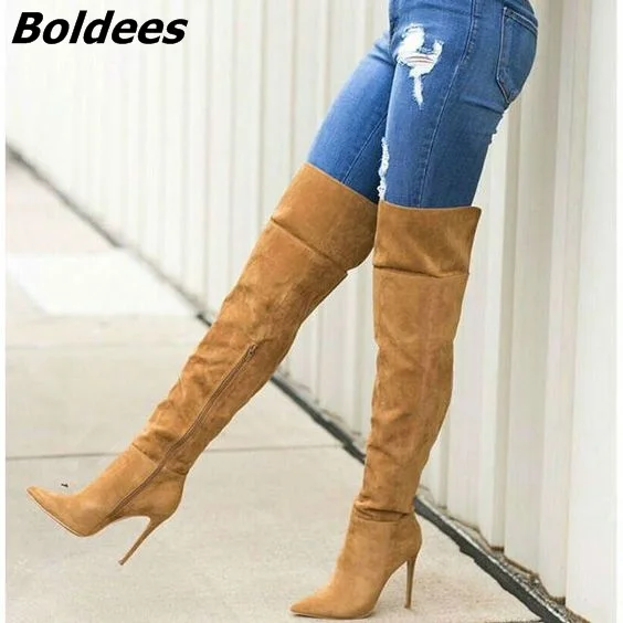 long heel boots