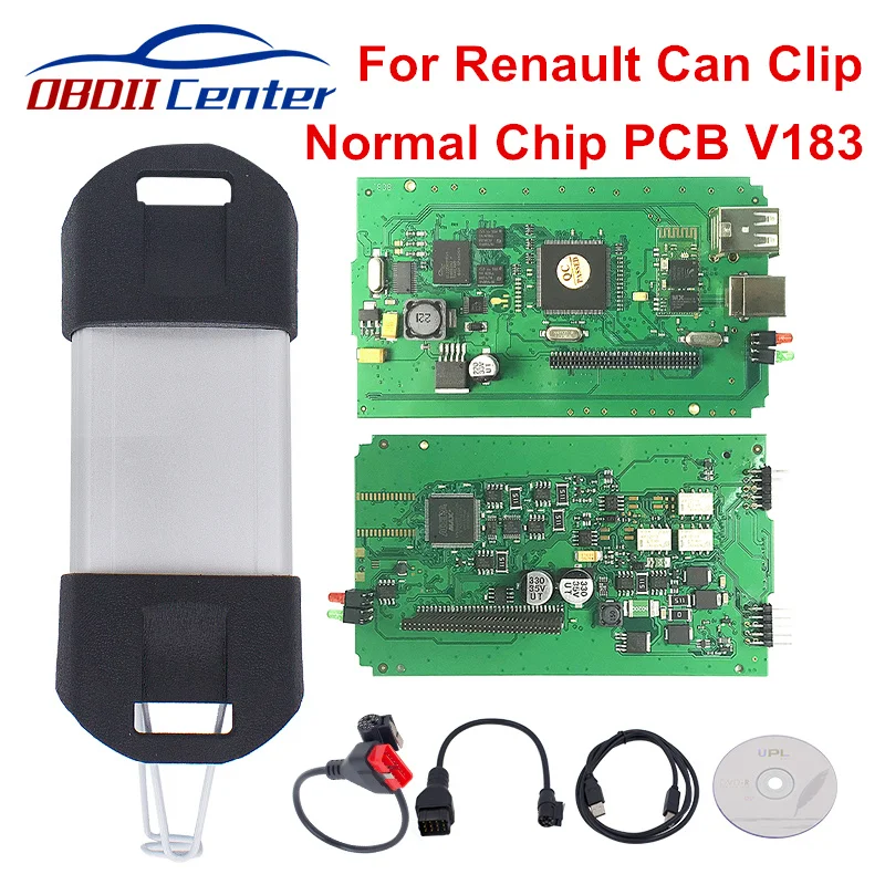 

2019 Can Clip Diagnostic Interface V178 Clip Diagnosis Scanner Tool Full Chip CAN CLIP Diagnostic Tool AN2131QC AN2135SC Chip