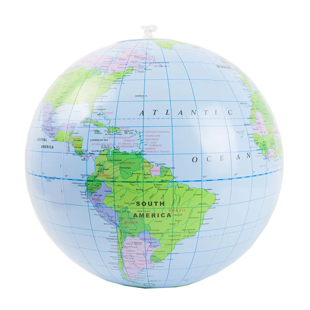  BOHS Large 26cm Inflatable English Earth Globe Tellurion Toy Ball Geography Science Teaching Aids G - 32308011922