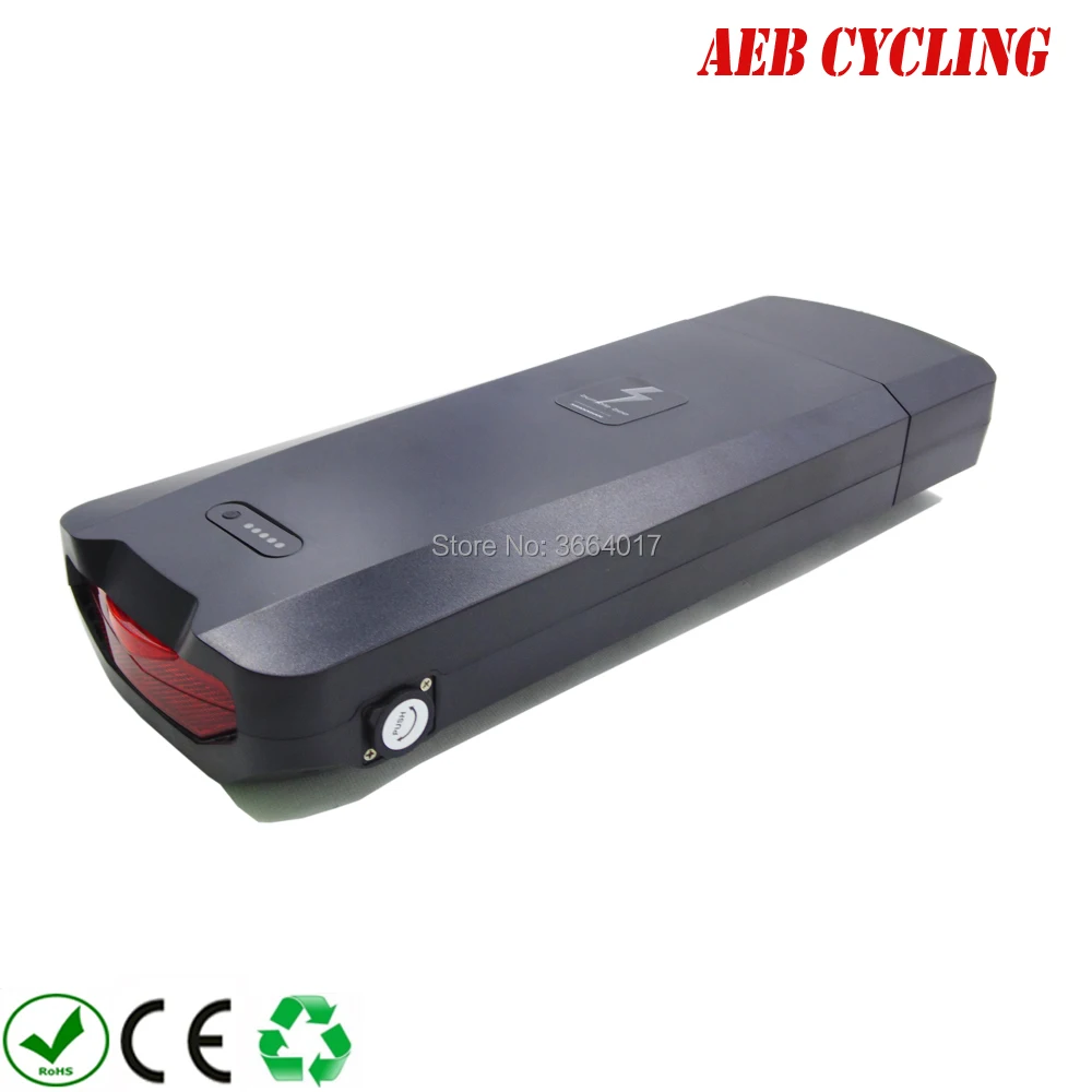 Бесплатная доставка 48V 500W 750W 1000W задняя стойка 18Ah/20Ah/22Ah/23Ah/24.5Ah багажная переноска