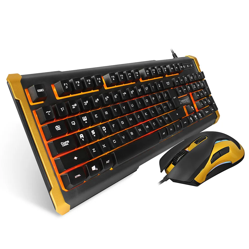 

2019 Anti-skid 100% brand new and high quality Ergonomic design USB Wired Euphotic Keyboard and Mouse USB For PC Computer