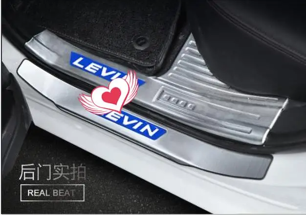 

For TOYOTA Levin threshold bar rear box guard trim accessories