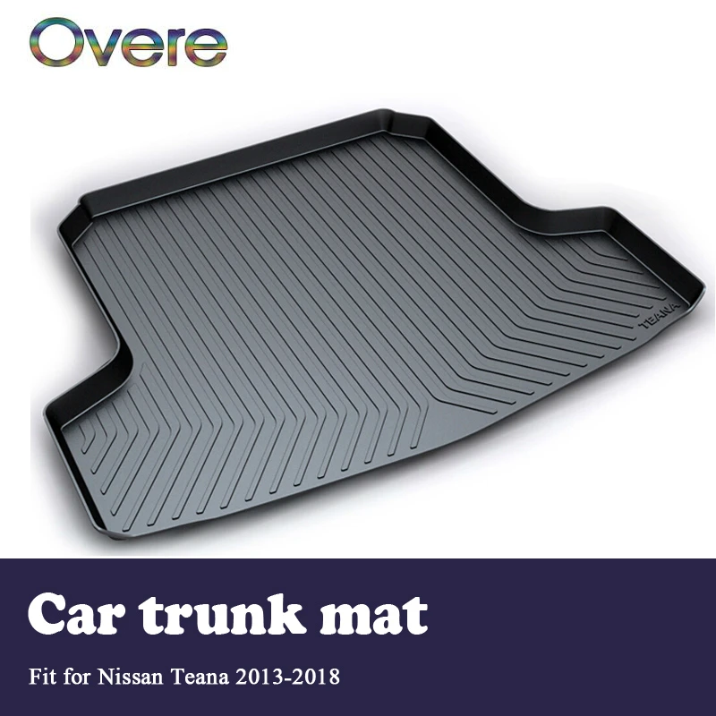 

Overe 1Set Car Cargo rear trunk mat For Nissan Teana L33 2013 2014 2015 2016 2017 2018 Boot Liner Tray Anti-slip mat Accessories