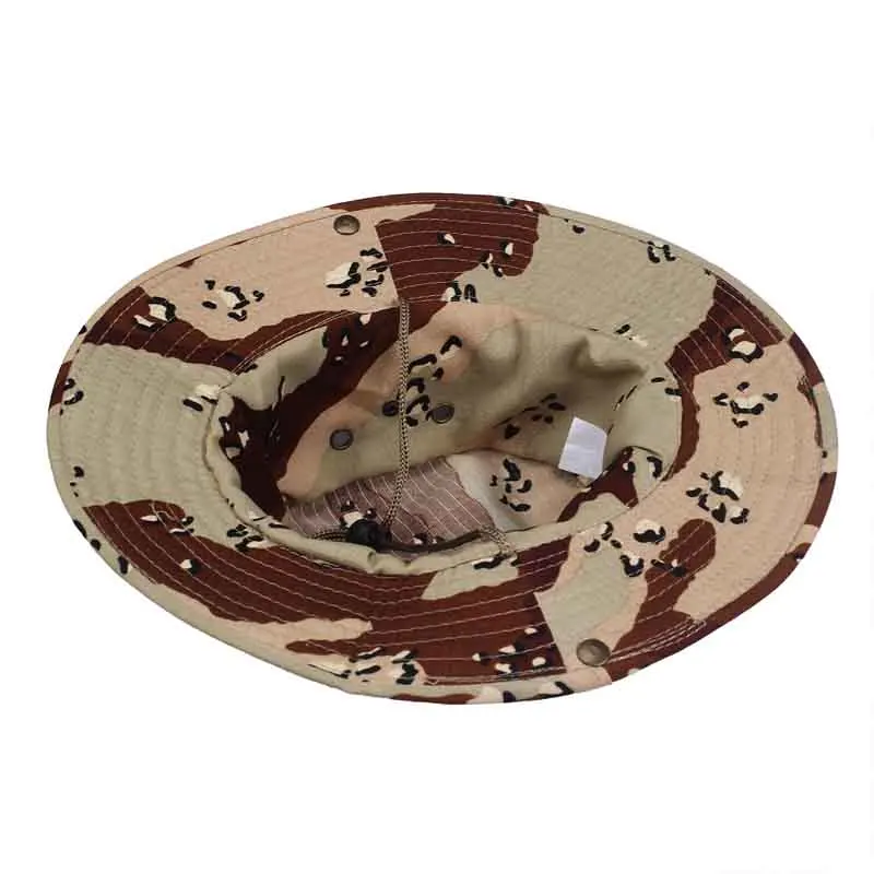 Новое поступление модное парусиновое ведро шляпа boonie охота рыбалка на открытом воздухе широкая шапка с полями военные с высоким качеством Горячая#35 - Цвет: D