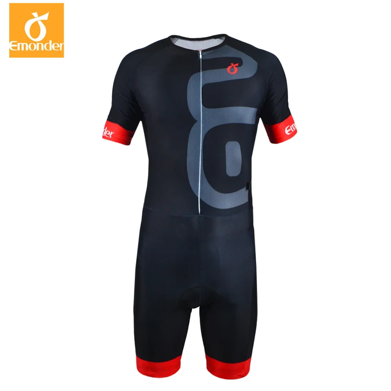 EMONDER الترياتلون الدراجات جيرسي سريعة جاف أكمام الدراجات Skinsuit الدراجة جيرسي الملابس للسباحة تشغيل ركوب EMONDER الترياتلون الدراجات جيرسي سريعة جاف أكمام الدراجات Skinsuit الدراجة جيرسي الملابس للسباحة تشغيل ركوب