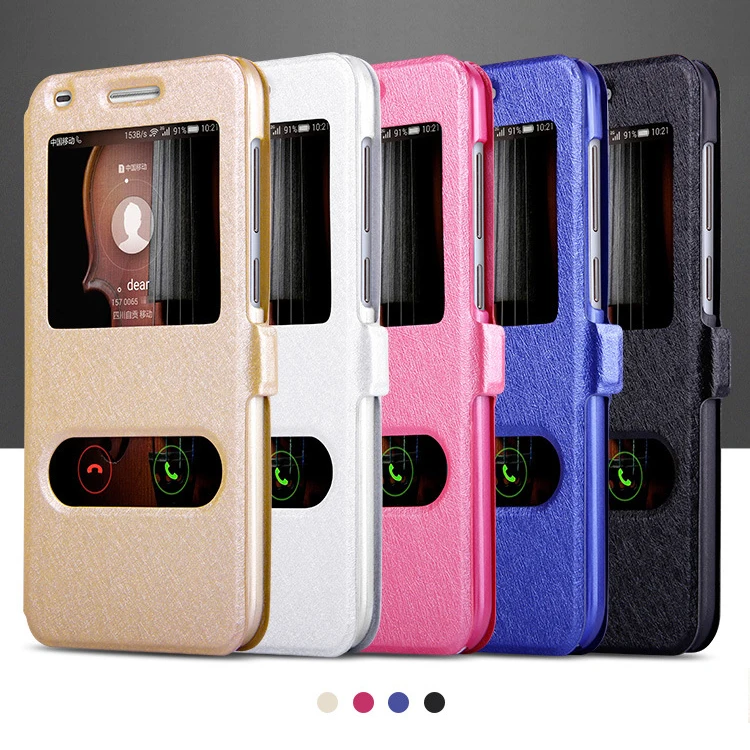

Original Open Window View Stand Flip Case For Samsung Galaxy Note 9 8 5 4 S9 S8 Plus S7 S6 Edge Plus SM-G925F S4 S5 Magnet Cover