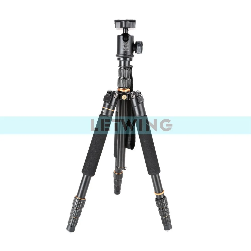 

Q999S Aluminum Tripod Monopod with Detachable Ball Head Travel Tripod for DSLR
