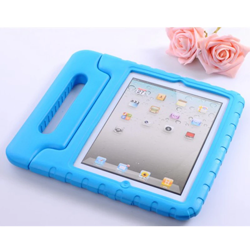 Для Apple Ipad 2 3 4 чехол детский противоударный EVA чехол для Ipad 2 Ipad 4 портативный держатель для ручки чехол Защита всего тела