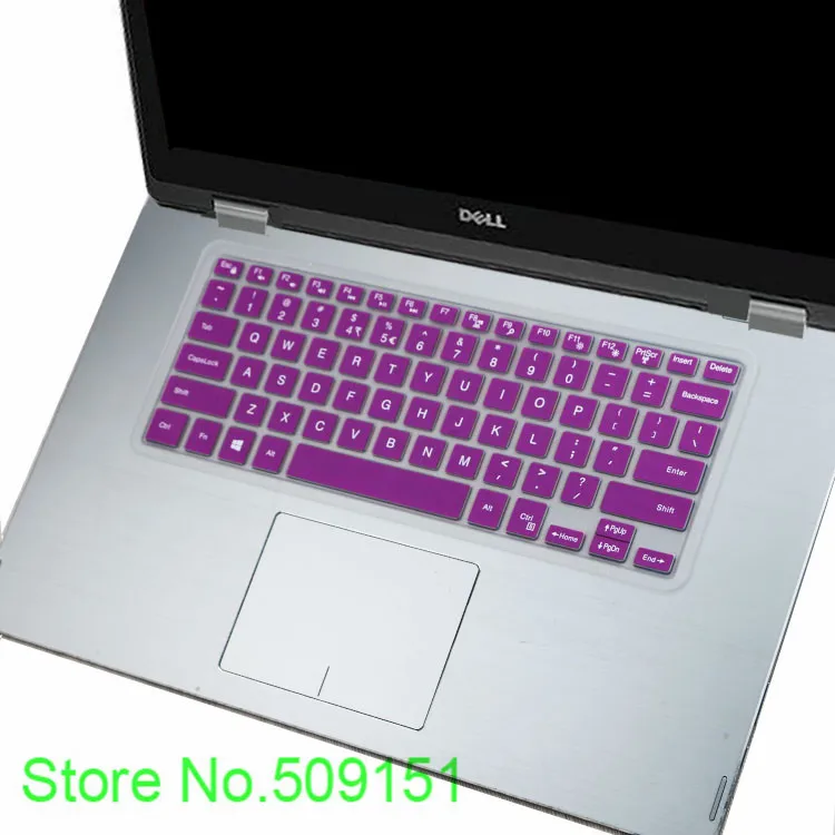 14 дюймовая Силиконовая накладка на клавиатуру ноутбука Dell Inspiron 7000 series 7447 3000 3445R