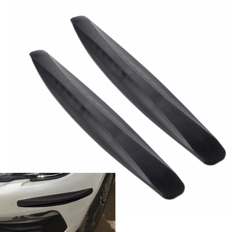 

Universal Styling Car Bumper Corner Protector Guard Scratch Sticker 16" Anti-Scratch Trim ABS Rubber