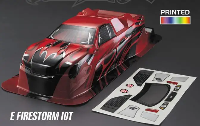 1/10 Масштаб RC нитро/Электрический внедорожный грузовик E FIRESTORM 10T PC201015 гоночный