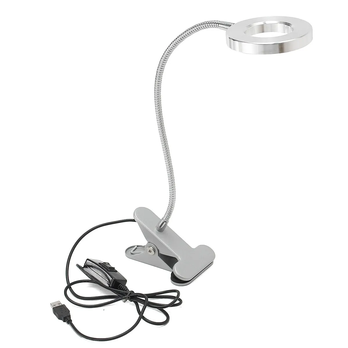 

Metal Flexible Girl Makeup Equipment LED Clip Book Night Light Student Eye Protection Dormitory Lighting Desk Table Lamp