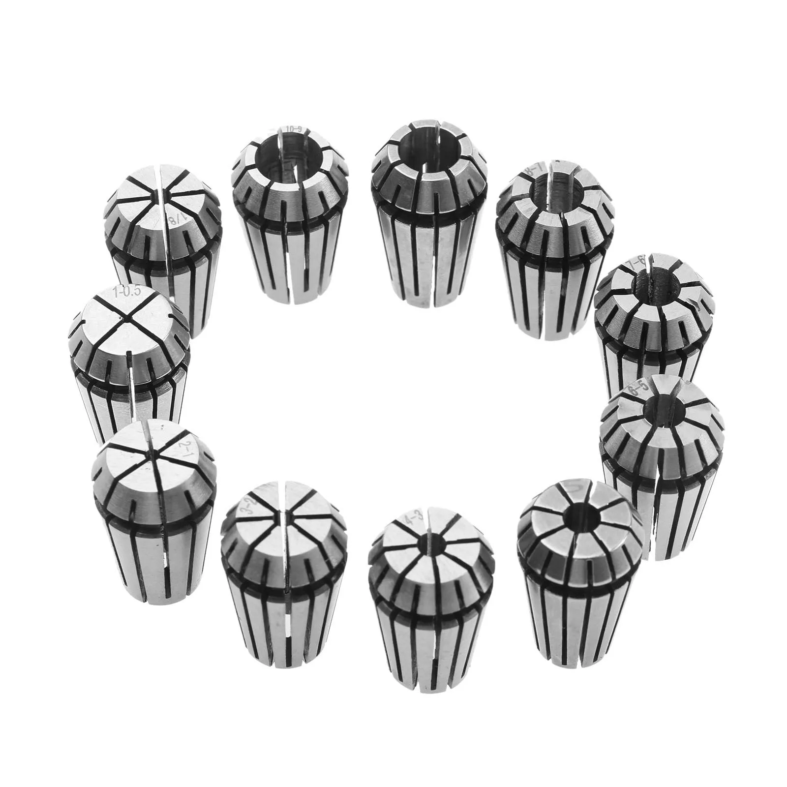 

ER16 Collet Chucks Tool Holder For CNC Milling Engraving Machine Spindle Motor 1/8 Inch (3.175mm) 1/2/3//4/5/6/7/8/9/10mm w/Box