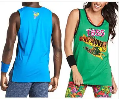 

S M L Woman Dance vest Believe In Magic Basketball Jersey racerback tank black T549