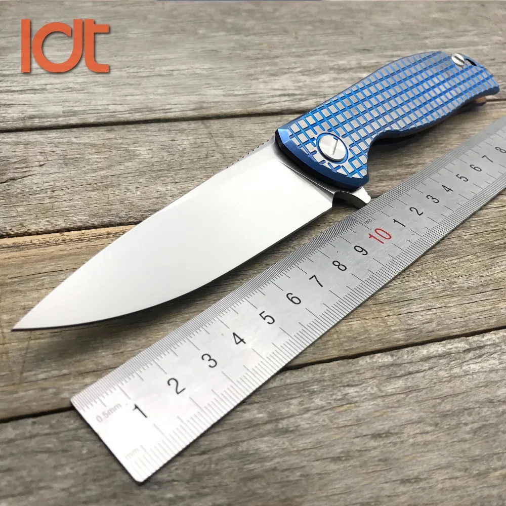 LDT Bear F95 Folding Knife D2 Blade Titanium Handle Ceramic Ball Bearing Tactical Camping Knives Outdoor Pocket Knife EDC Tools цена LDT Bear F95 Folding Knife D2 Blade Titanium Handle Ceramic Ball Bearing Tactical Camping Knives Outdoor Pocket Knife EDC Tools цены онлайн