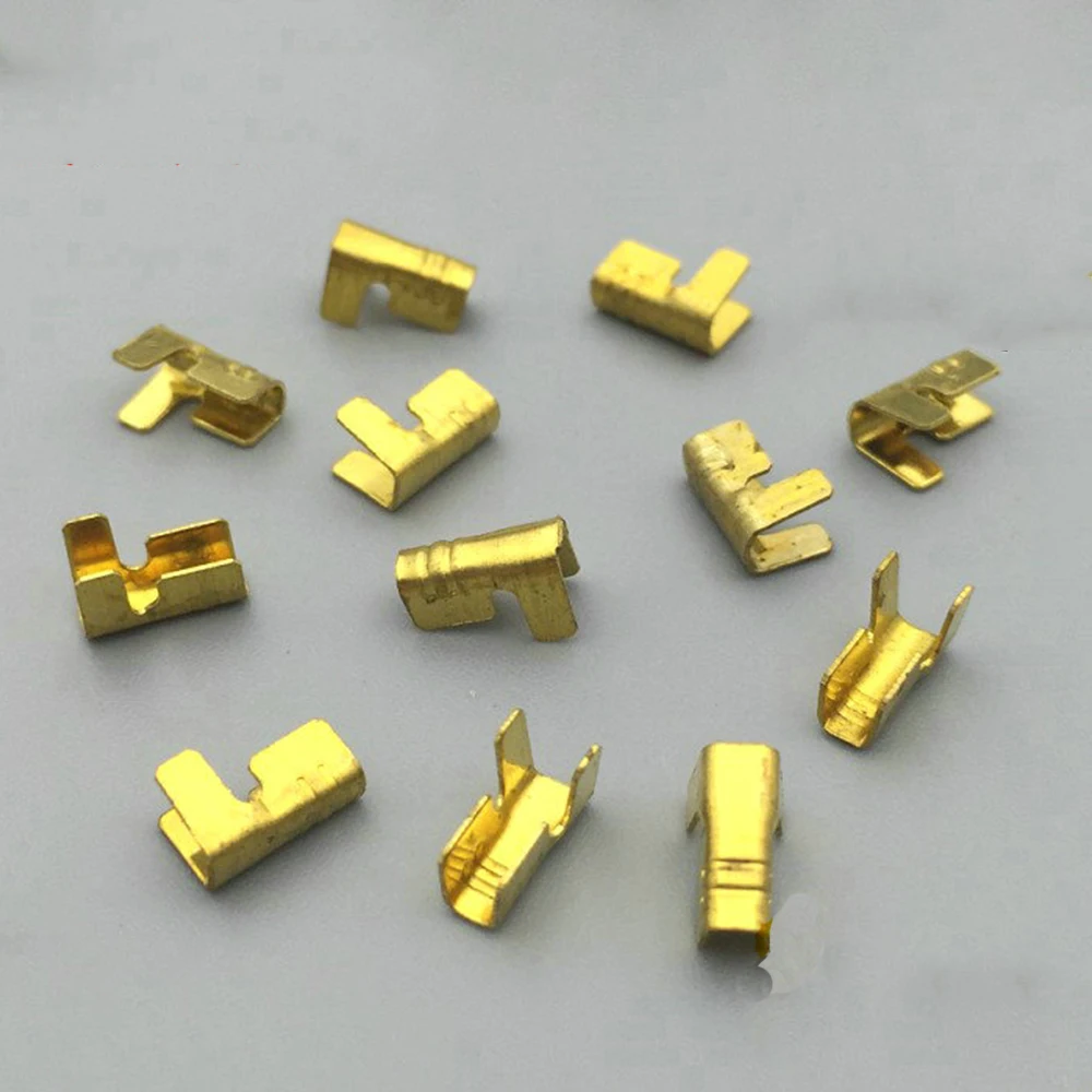 Buy 100pcs/lot 452 1/2 U shaped terminal tab cold