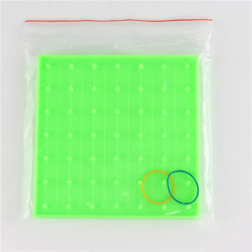 

Plastic Nail Plate Primary Mathematics Nailboard Tool Geometry Demo Kids Educational Toy Kindergarten Teaching Instrument Toy