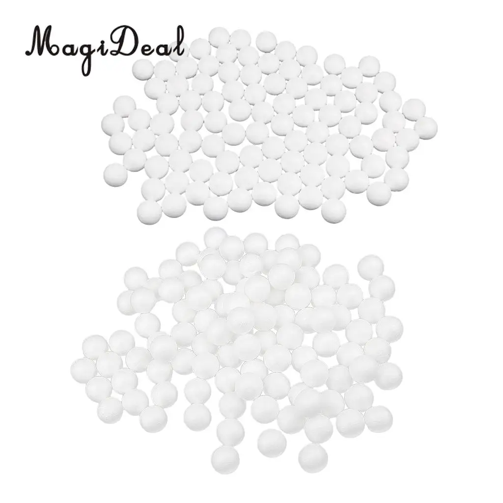 200Pcs 25mm 27mm White Modelling Polystyrene Styrofoam Foam Ball Spheres For DIY Crafts Supplies Wedding Christmas Decorations