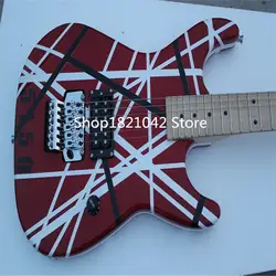 Marque de nouvelles guitares d arrivees kame50 rouge et Бланк серия EVH ARI tremolo гитара электрика Livraison Gratuite
