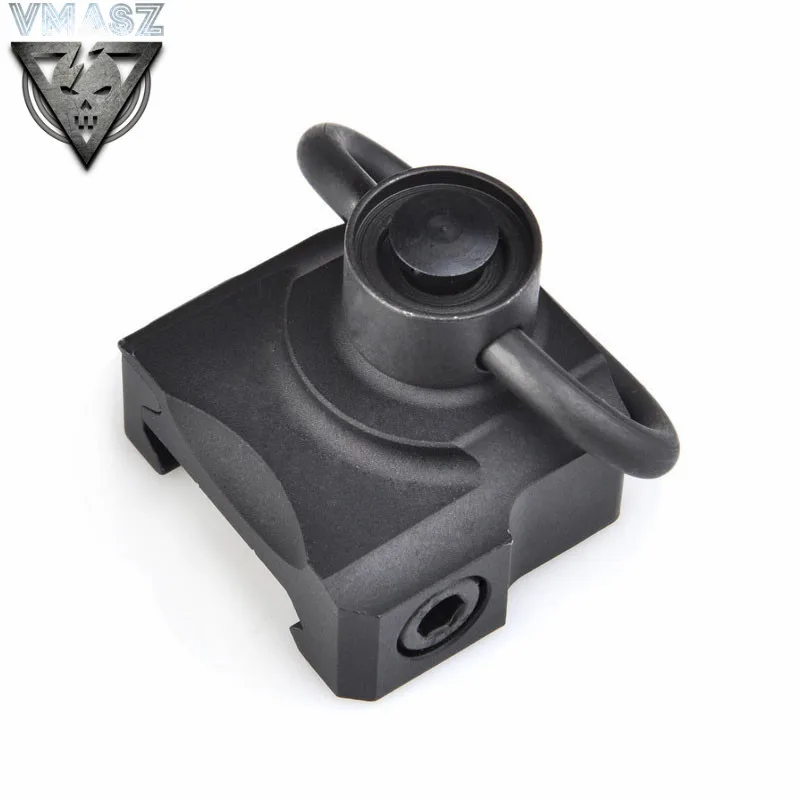 Picatinny Rail Sling Mount Tactical QD Thumb Rest/Hand Stop Swivel Base