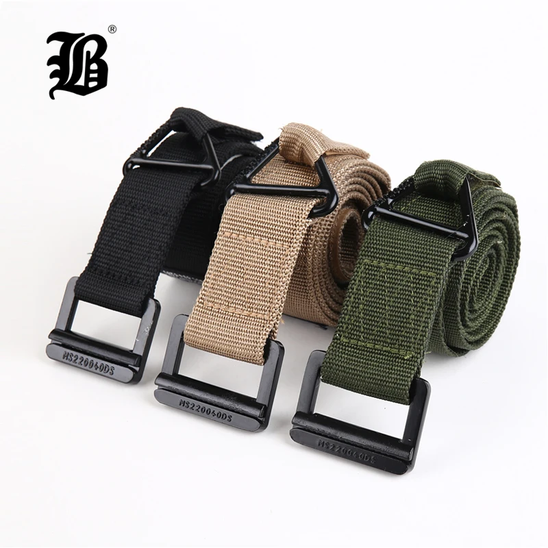 

[FLB] Camouflage Military Equipment Tactical Belt Men Combat Knock Off Army Belt Nylon Heavy Duty Paintball Waist Belt FP091