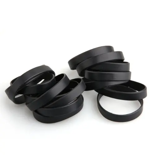 15 PCS Bracelet Bangle Rubber Black Sport 12 mm Band TOPin Body