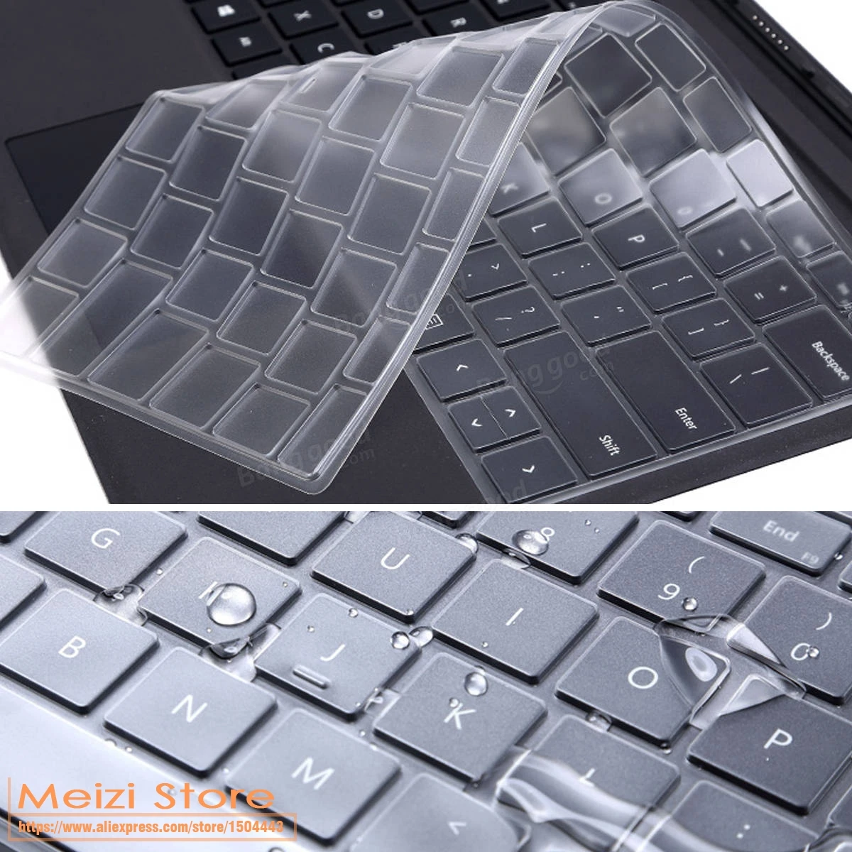 Прозрачный защитный чехол для клавиатуры из ТПУ Microsoft Surface Pro 4 1 шт.|Чехлы