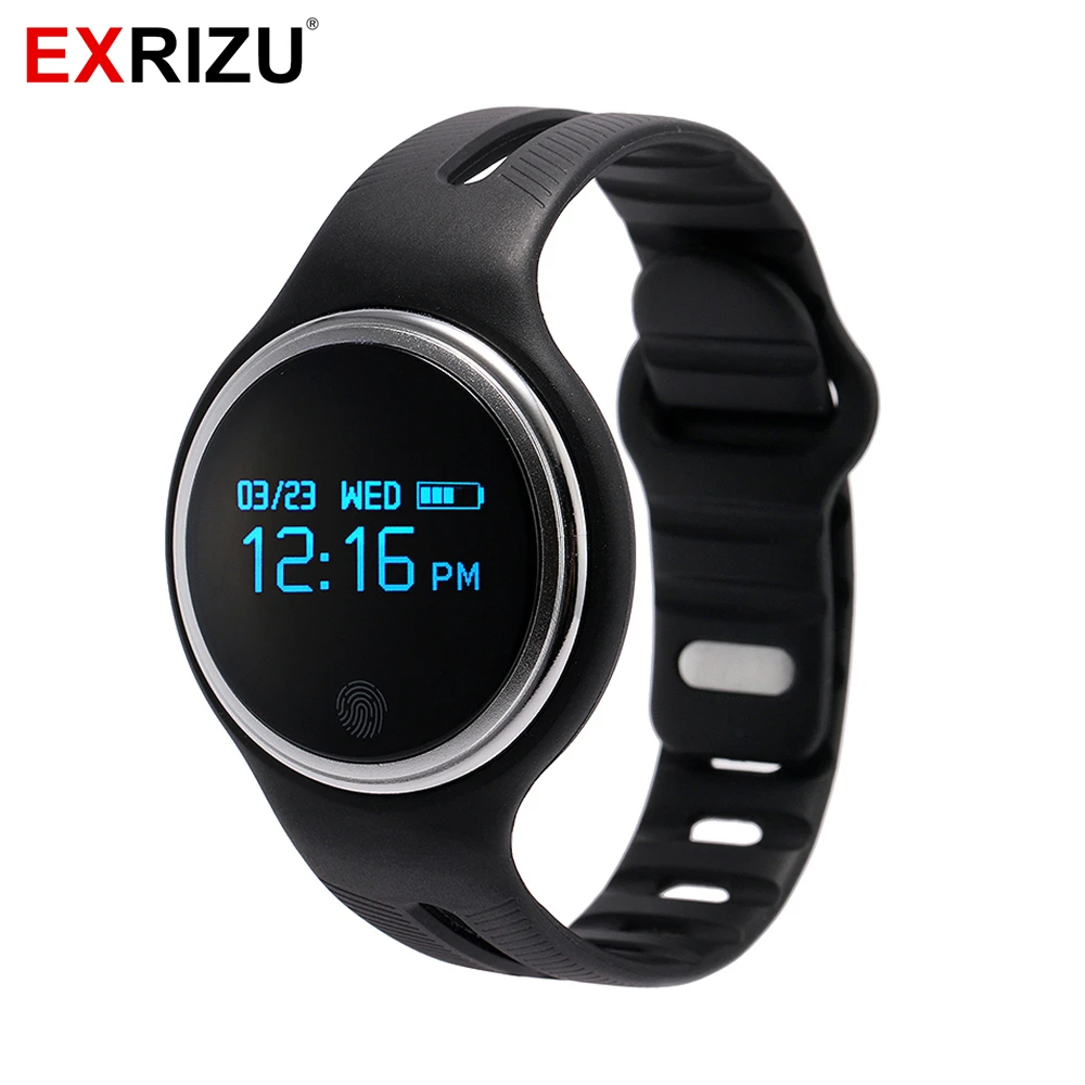 

EXRIZU E07 Bluetooth Sport Smart Waterproof Fitness Bracelet Health Tracker Smart band Call Reminder Pedometer for Android iOS