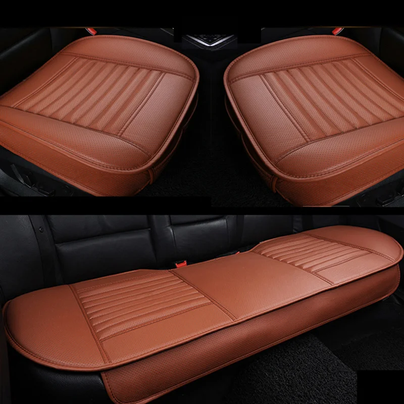 

Universal Car Seat Cover Breathable PU Leather Pad Mat for Chair Cushion Car Front Seat Cover Anti Slip Mat Interior Accessories